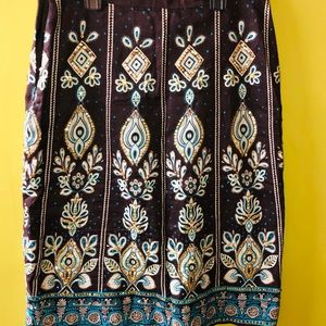 Carole Little Skirt Beaded Sequins